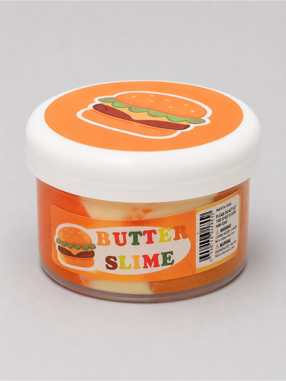 Hamburger Butter Slime – Soft Stretchy Slime Toy | Brand New